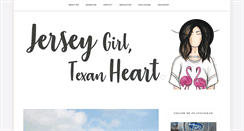 Desktop Screenshot of jerseygirltexanheart.com